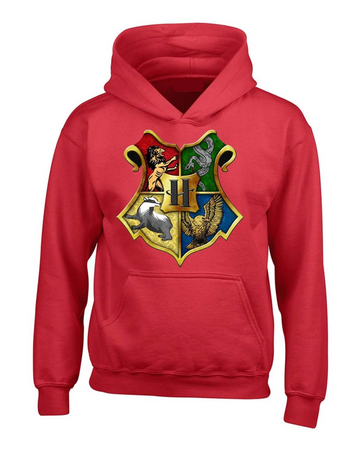 BUZO HARRY POTTER SACO CAPOTA HOODIE ROJO