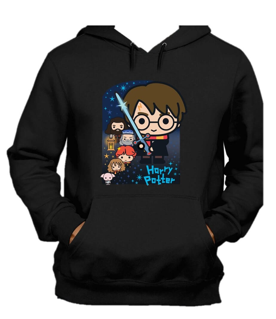 BUZO HARRY POTTER PERSONAJES SACO CAPOTA HOODIE