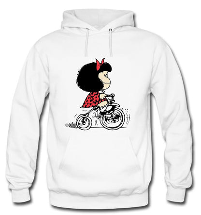 BUZO MAFALDA CAPOTA HOODIE BLANCO