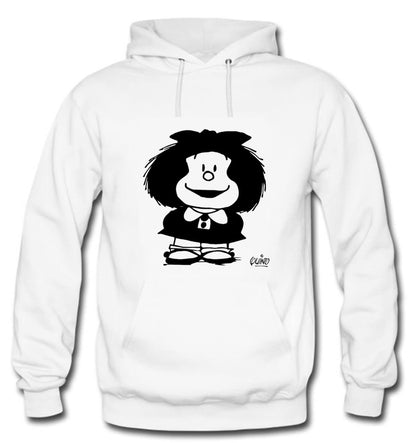 BUZO MAFALDA CAPOTA HOODIE BLANCO