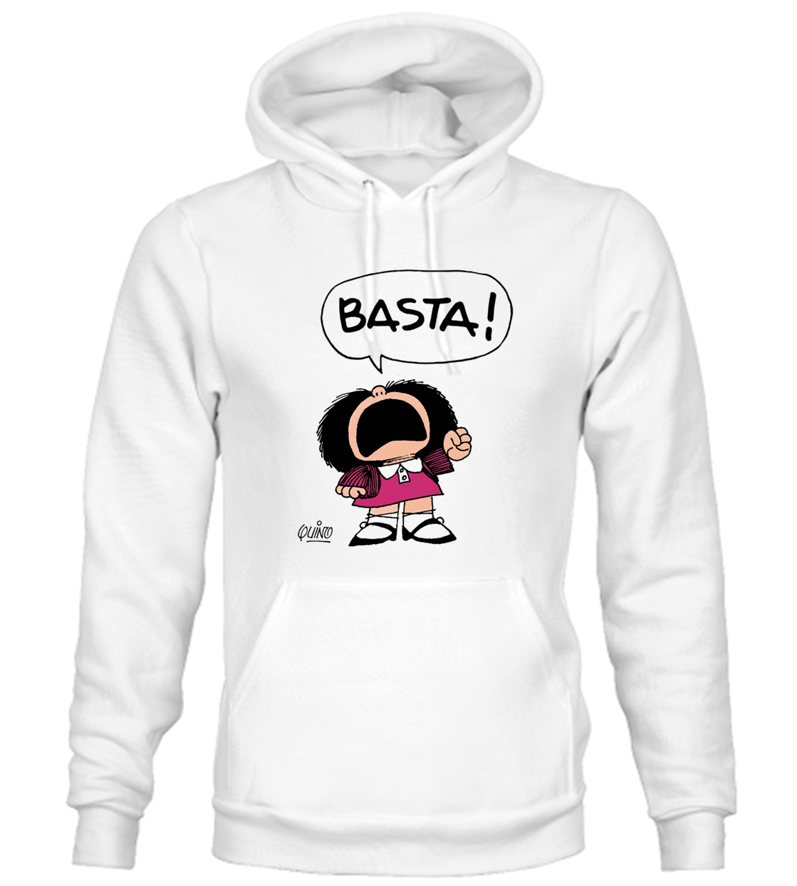 BUZO MAFALDA CAPOTA HOODIE BLANCO