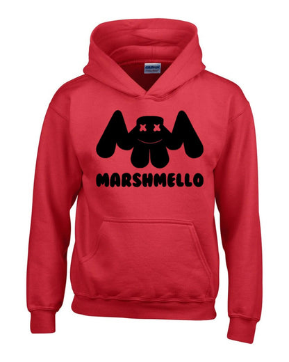 BUZO MARSHMELLO SACO CAPOTA HOODIE ROJO