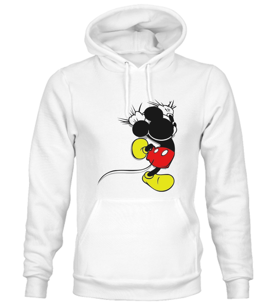 BUZO MICKEY CAPOTA HOODIE BLANCO