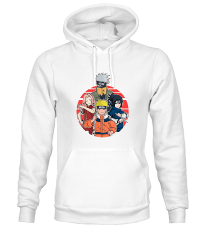 BUZO NARUTO CAPOTA HOODIE BLANCO