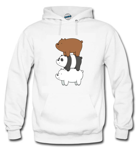 BUZO OSOS ESCANDALOSOS CAPOTA HOODIE BLANCO