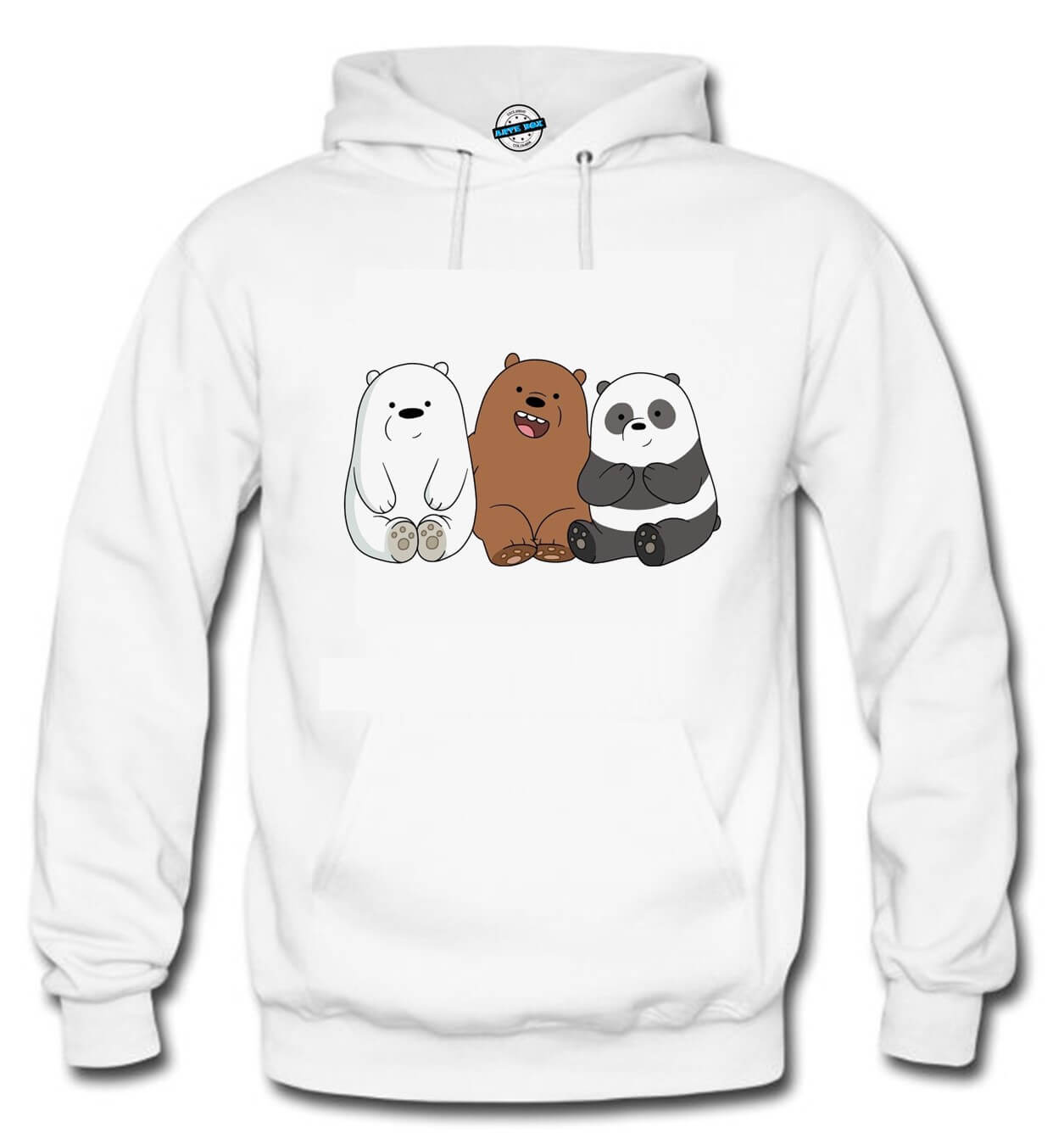 BUZO OSOS ESCANDALOSOS CAPOTA HOODIE BLANCO