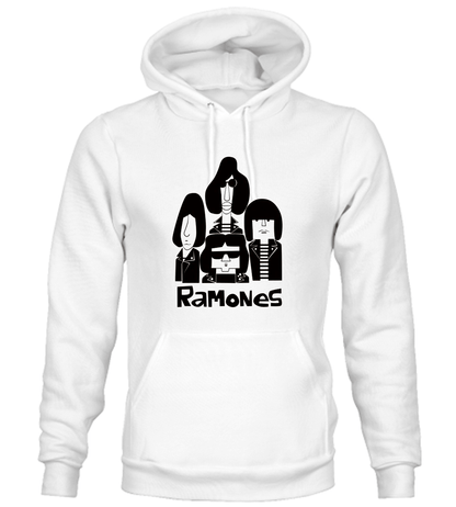 BUZO RAMONES CAPOTA HOODIE BLANCO