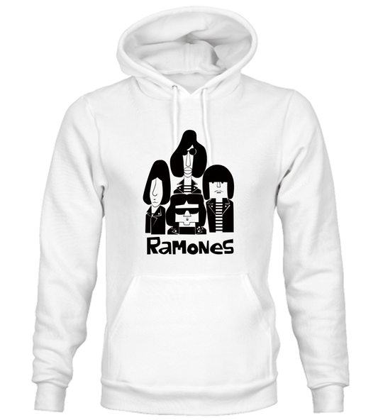 BUZO RAMONES CAPOTA HOODIE BLANCO