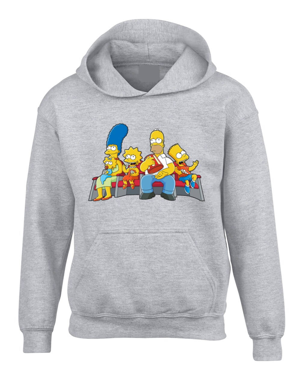 BUZO SIMPSONS FAMILY SACO CAPOTA HOODIE GRIS