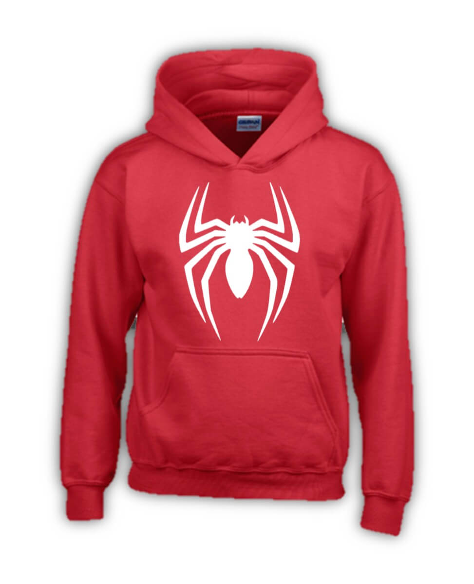 BUZO SPIDERMAN SACO CAPOTA HOODIE ROJO