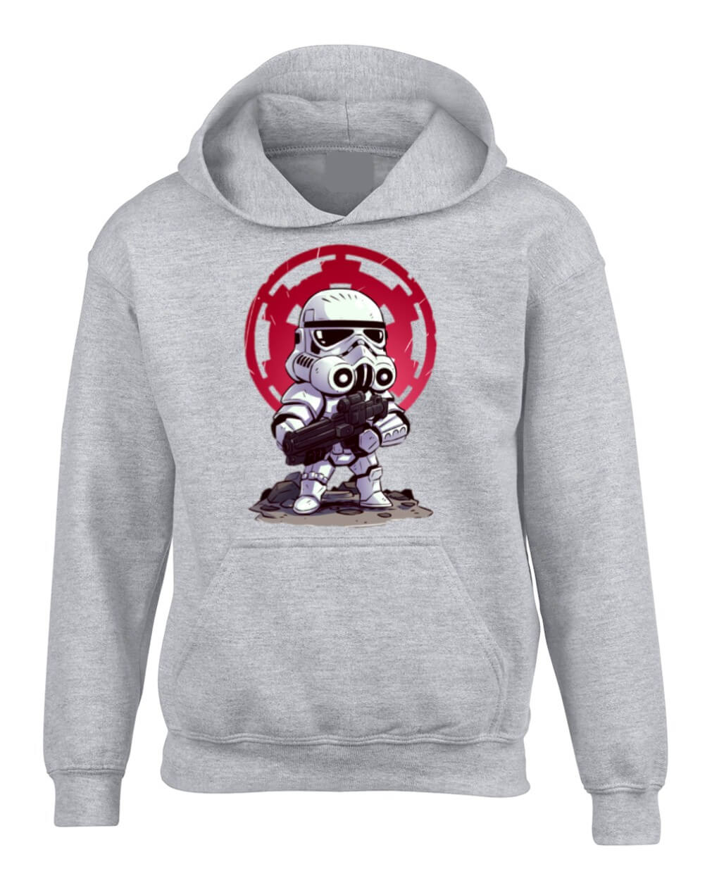 BUZO STAR WARS SACO CAPOTA HOODIE GRIS