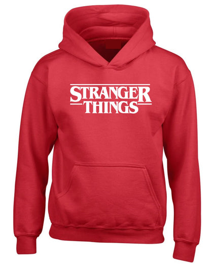 BUZO STRANGER THINGS SACO CAPOTA HOODIE ROJO