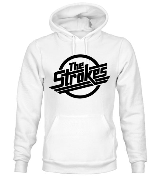 BUZO THE STROKES CAPOTA HOODIE BLANCO