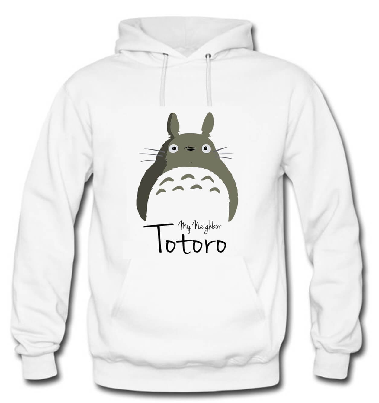 BUZO TOTORO CAPOTA HOODIE BLANCO