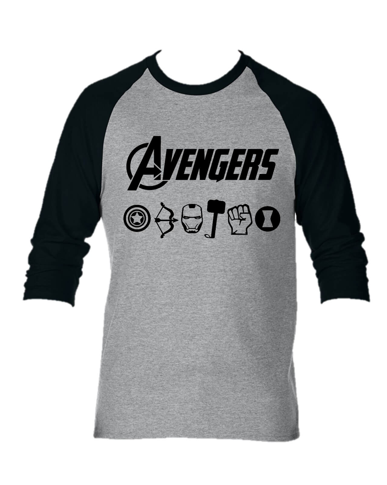 CAMISETA AVENGERS CAMIBUSO MANGA LARGA