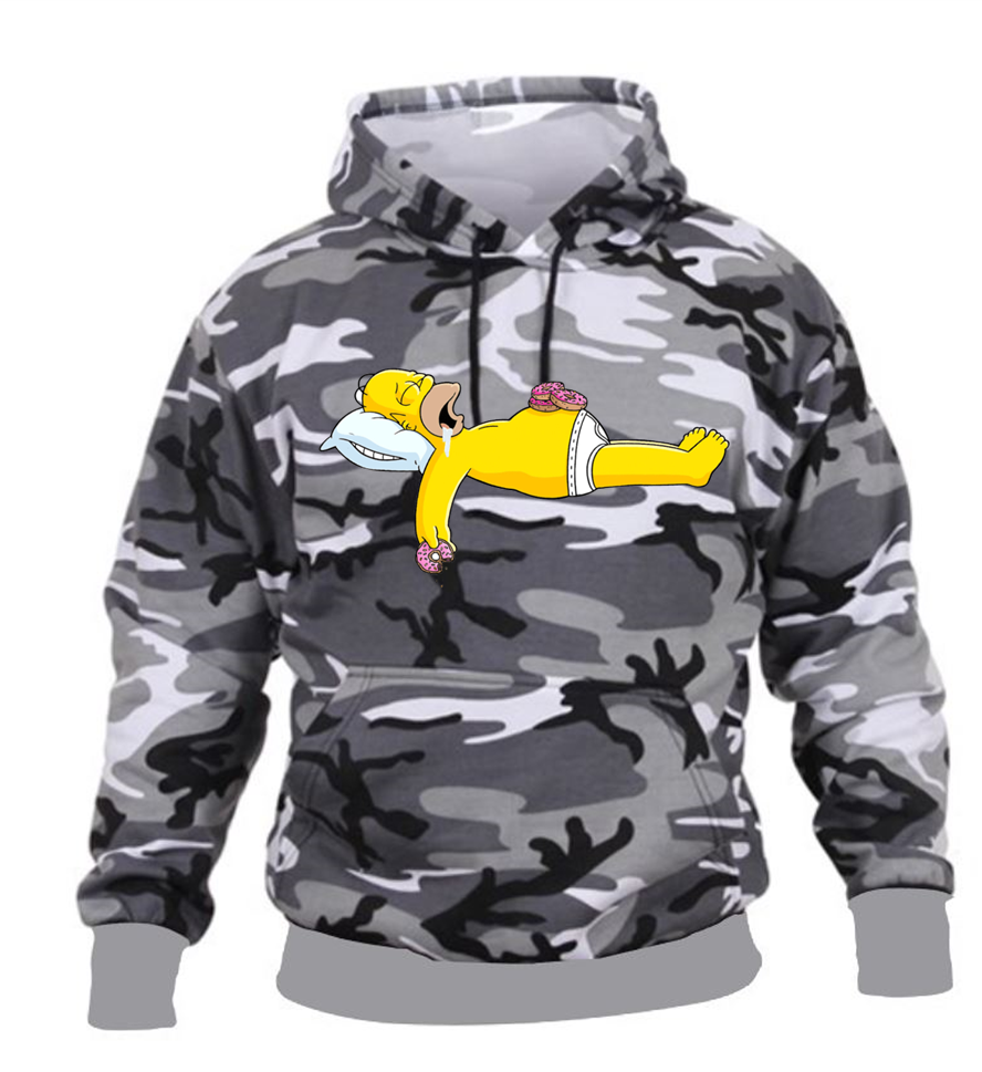 BUZO HOMERO SIMPSON SACO CAPOTA HOODIE