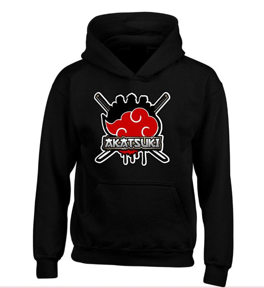 BUZO NARUTO NUBES AKATSUKI SACO CAPOTA HOODIE