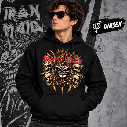 BUZO IRON MAIDEN TOUR SKULLS ROCK