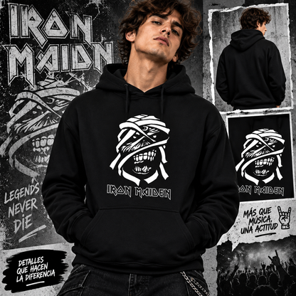 BUZO IRON MAIDEN  LOGO EDDIE CLASIC