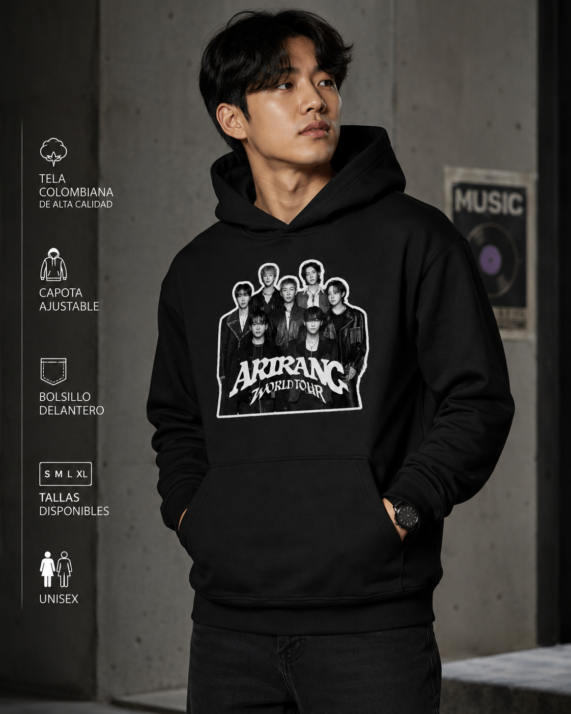BUZO BTS HOODIE FANS