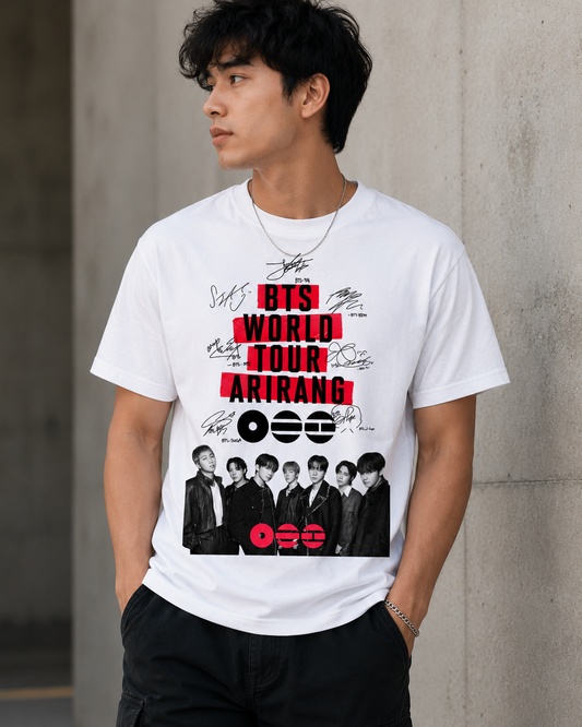 CAMISETA BTS ARIRAN WORLD TOUR 2026