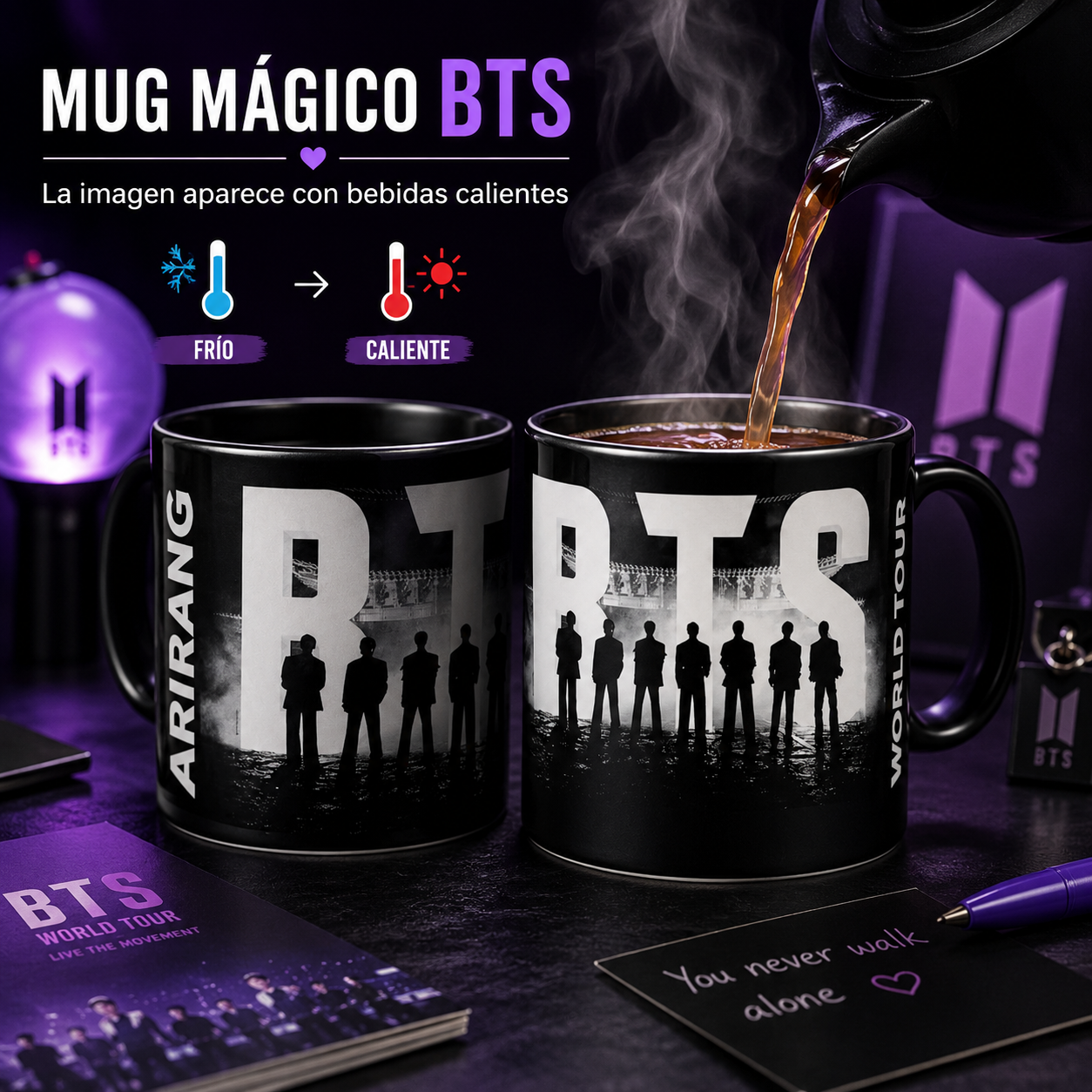 MUG MAGICO BTS ARIRANG TOUR 2026