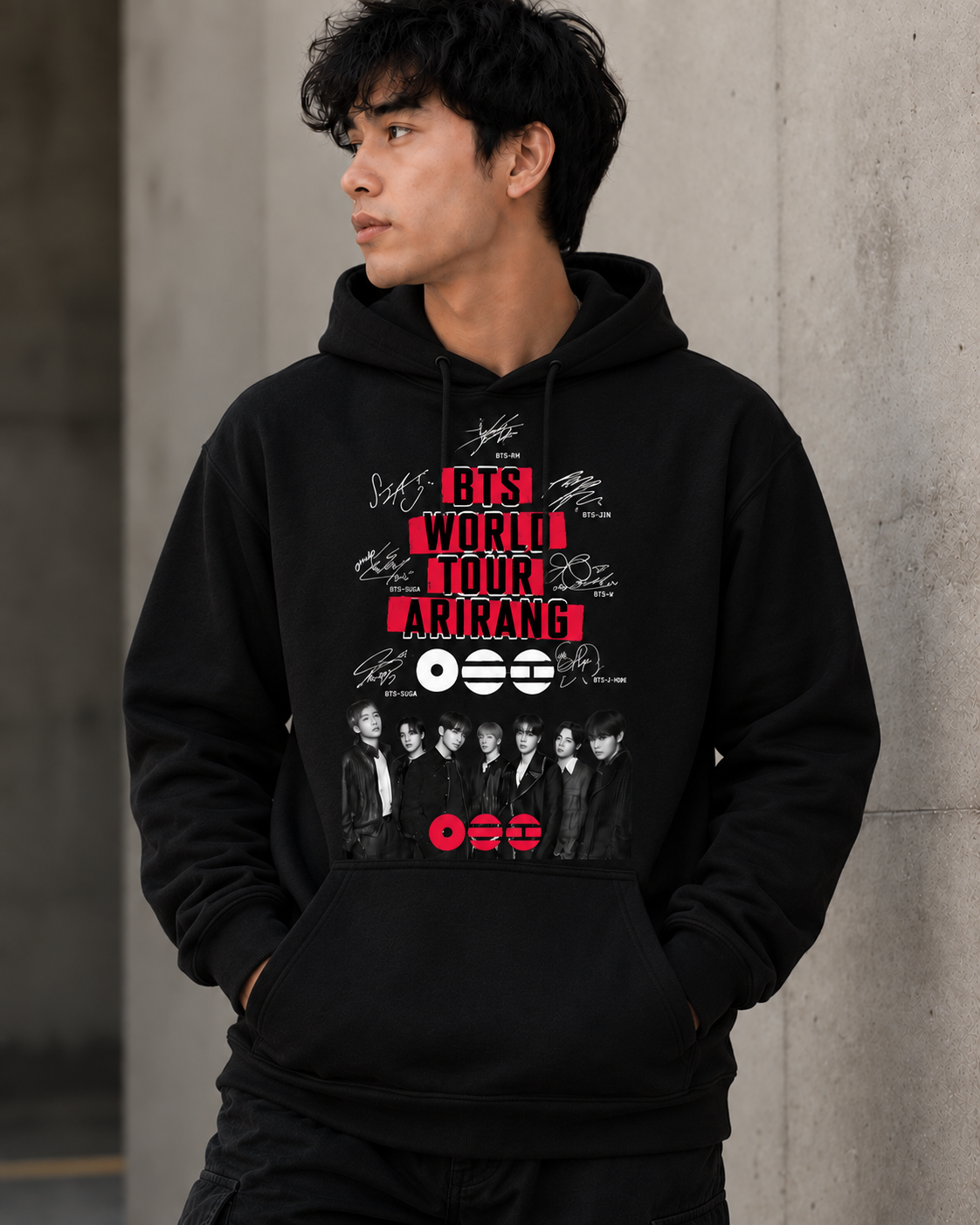 BUZO BTS HOODIE TOUR ARIRANG FIRMAS