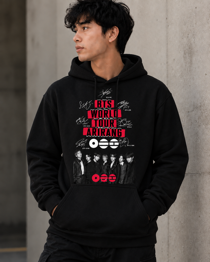 BUZO BTS HOODIE TOUR ARIRANG FIRMAS