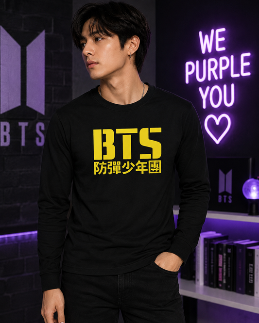 CAMIBUSO BTS BANDA DE KPOP MANGA LARGA