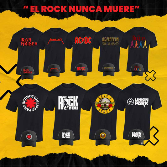 T-SHIRT COMBO ROCKS BANDAS