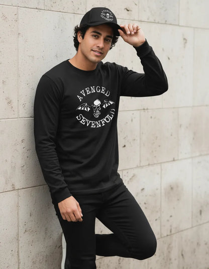 CAMIBUSO AVENGED SEVENFOLD  MANGA LARGA CON GORRA