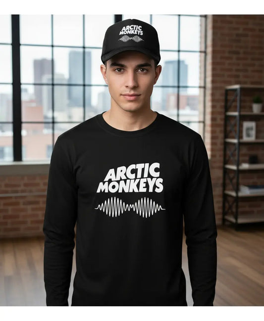 CAMIBUSO ARCTIC MONKEYS MANGA LARGA CON GORRA