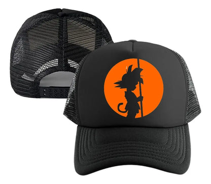 GORRA GOKU DRAGON BALL CAP TRUCKER MALLA