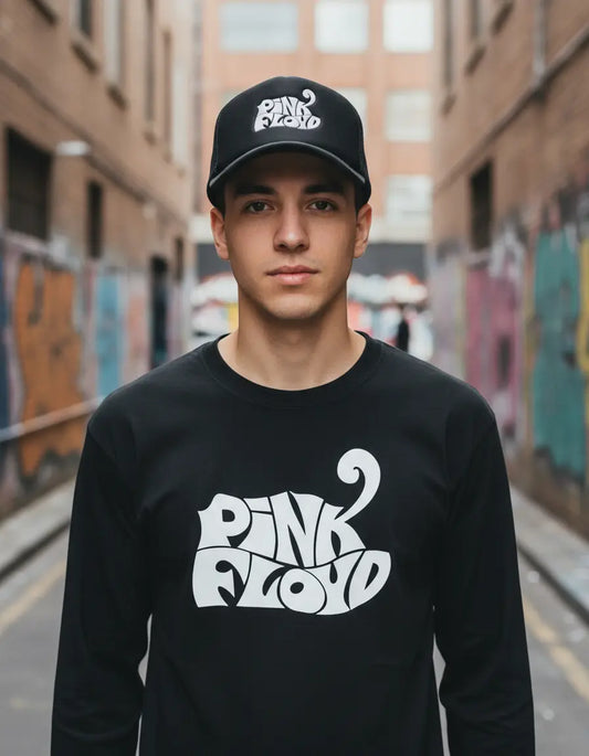 CAMIBUSO PINK FLOYD MANGA LARGA CON GORRA