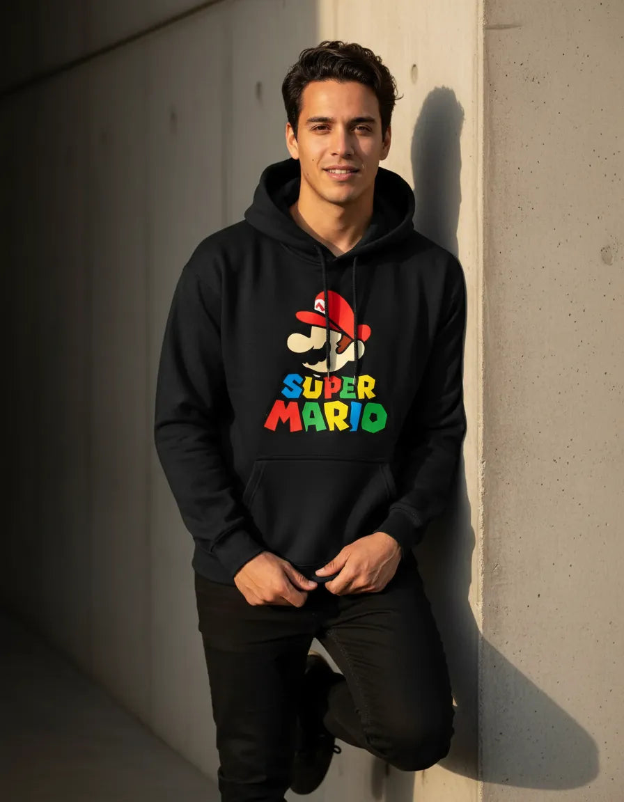 BUZO MARIO BROS SACO CAPOTA