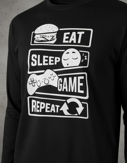 CAMIBUSO GAMER PLAYER JUGADOR MANGA LARGA CON GORRA