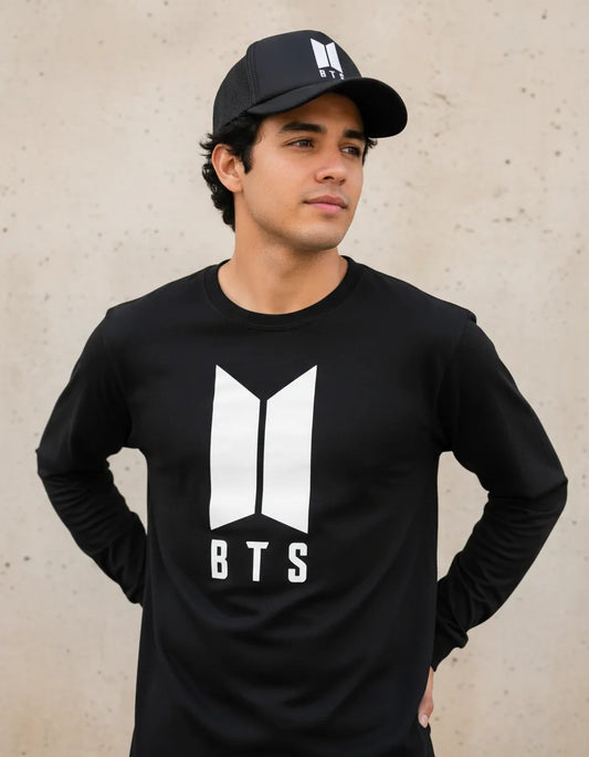CAMIBUSO BTS  MANGA LARGA CON GORRA