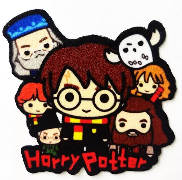 PARCHE TEXTIL HARRY POTTER  APLIQUE TEXTIL PEGA CON PLANCHA