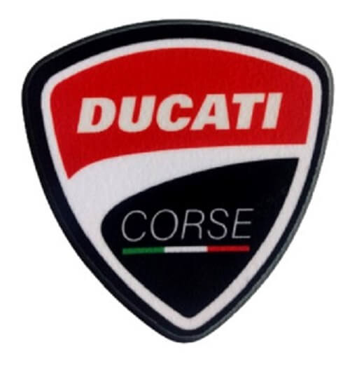 PARCHE TEXTIL DUCATI APLIQUE TEXTIL PEGA CON PLANCHA