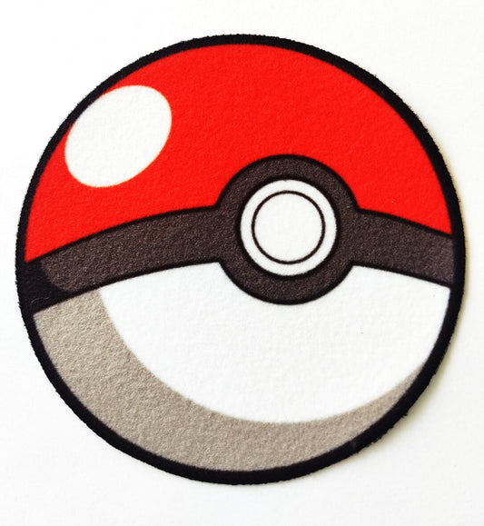 PARCHE TEXTIL POKEBOLA POKEMON TEXTIL PEGA CON PLANCHA