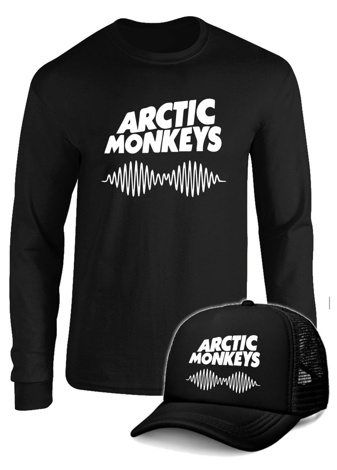 CAMIBUSO ARCTIC MONKEYS MANGA LARGA CON GORRA