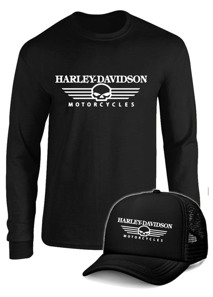 CAMIBUSO HARLEY-DAVIDSON MANGA LARGA CON GORRA