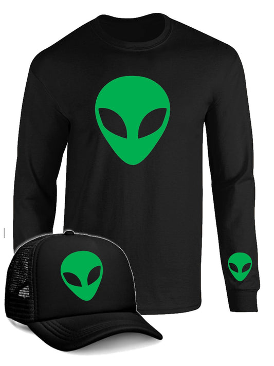 CAMIBUSO ALIEN MANGA LARGA CON GORRA