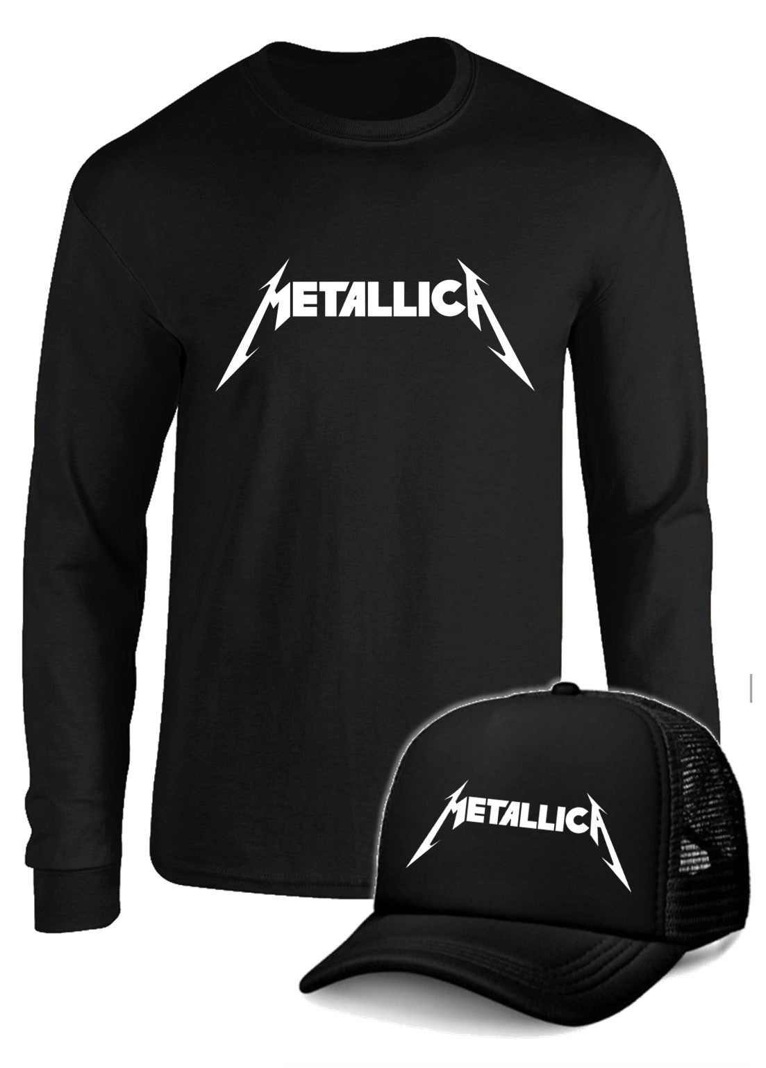 CAMIBUSO METALLICA MANGA LARGA CON GORRA