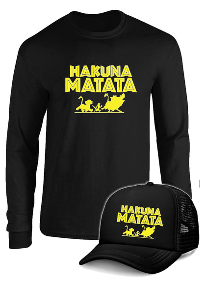 CAMIBUSO HAKUNA MATATA MANGA LARGA CON GORRA