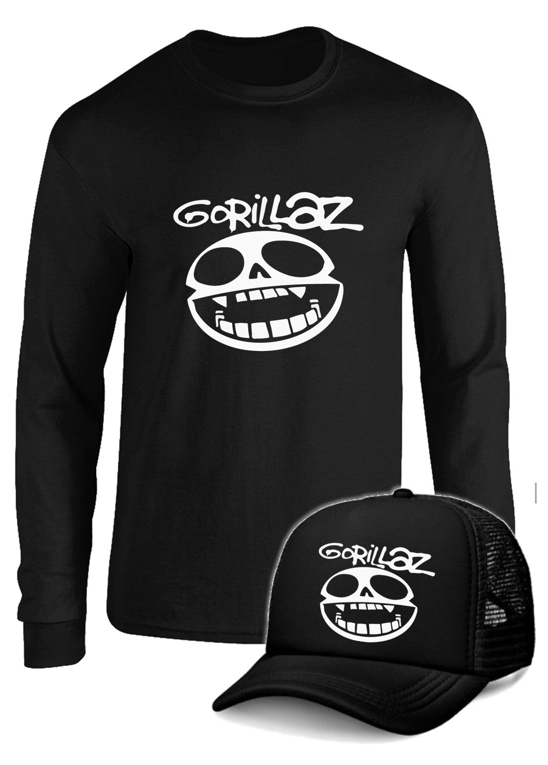 CAMIBUSO GORILLAZ MANGA LARGA CON GORRA