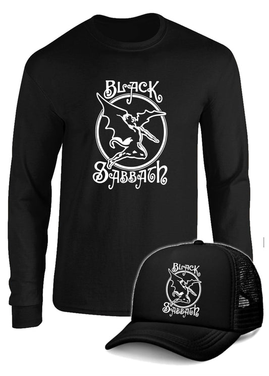 CAMIBUSO BLACK SABBATH MANGA LARGA CON GORRA