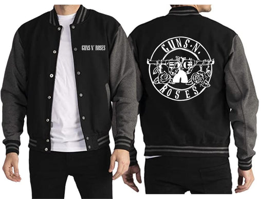 CHAQUETA BEISBOLERA BANDA  GUNS AND ROSES