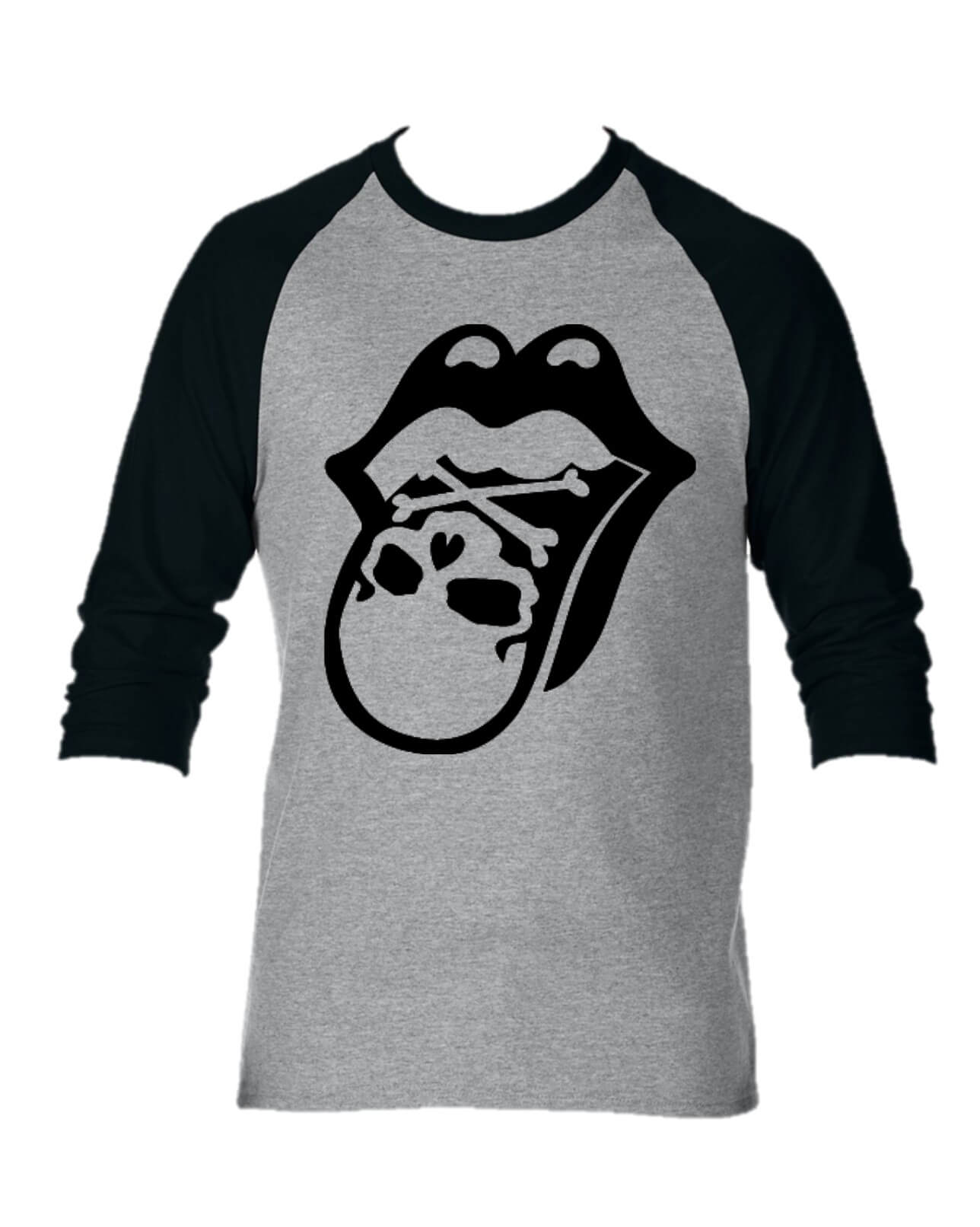 CAMISETA LENGUA ROLLING STONE CAMIBUSO MANGA LARGA