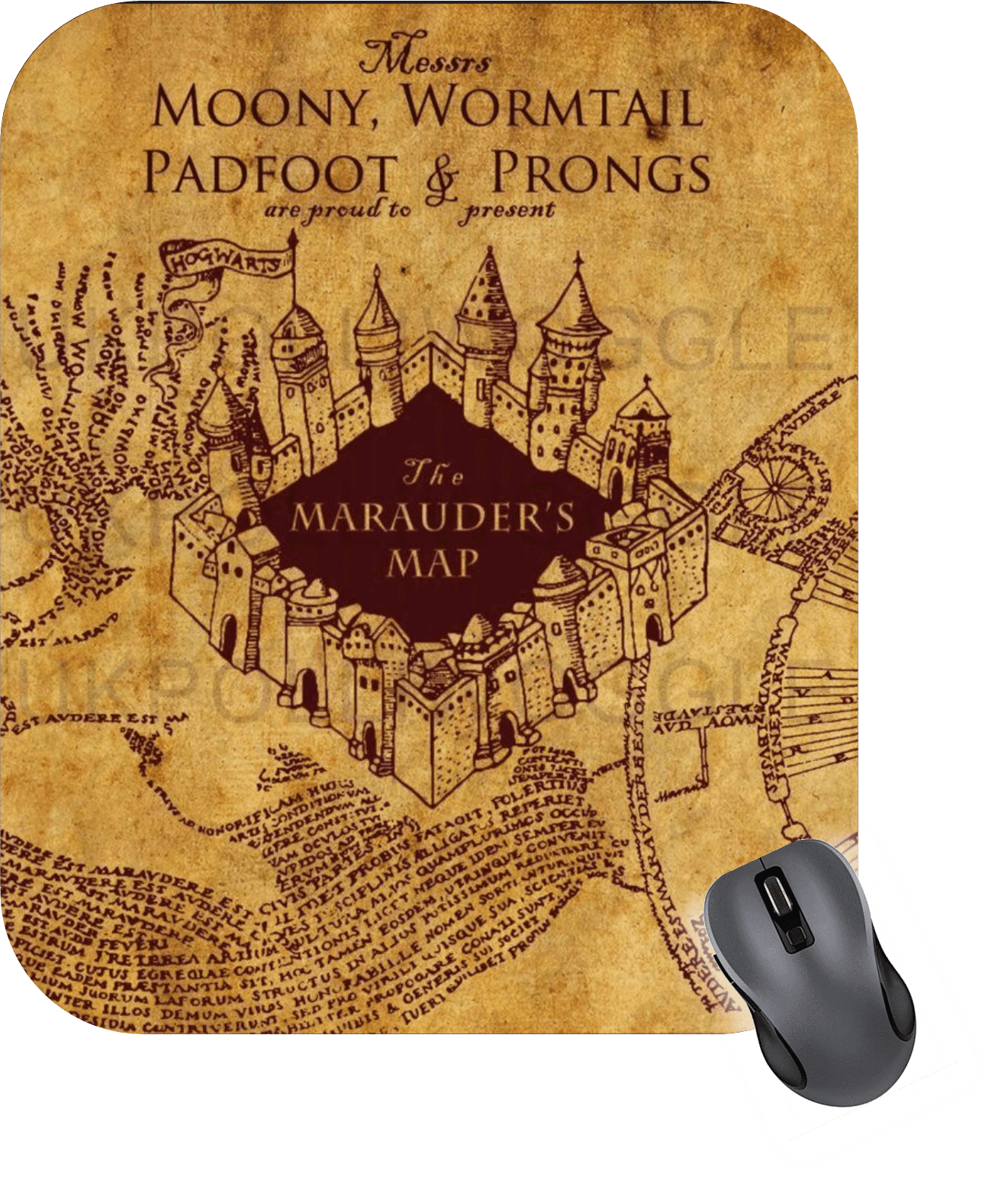 PADMOUSE MAPA DEL MERODEADOS HARRY POTTER